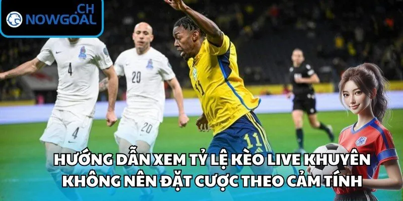 Hướng dẫn xem tỷ lệ kèo live khuyên không nên đặt cược theo cảm tính