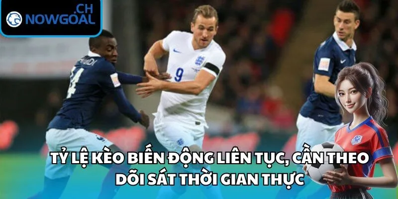Tỷ lệ kèo biến động liên tục, cần theo dõi sát thời gian thực