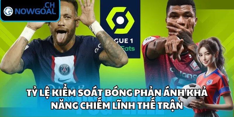 Tỷ lệ kiểm soát bóng phản ánh khả năng chiếm lĩnh thế trận