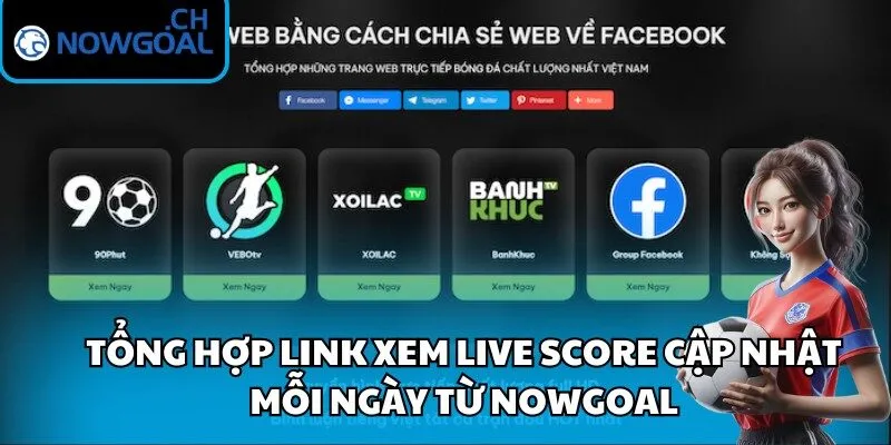 Tổng hợp link xem live score
