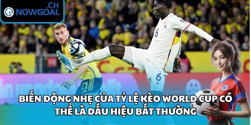 Biến động nhẹ của Tỷ lệ kèo World Cup có thể là dấu hiệu bất thường